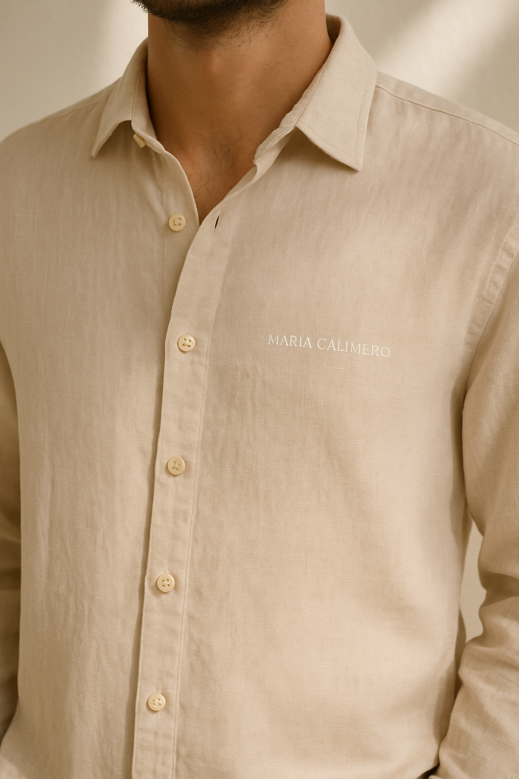 CAMISA MONCHO'S BEIGE